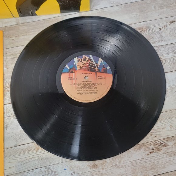 GENYA RAVAN And I Mean It 20th Century Fox T-595 1979 LP Lyric Inner - Picture 2 of 8
